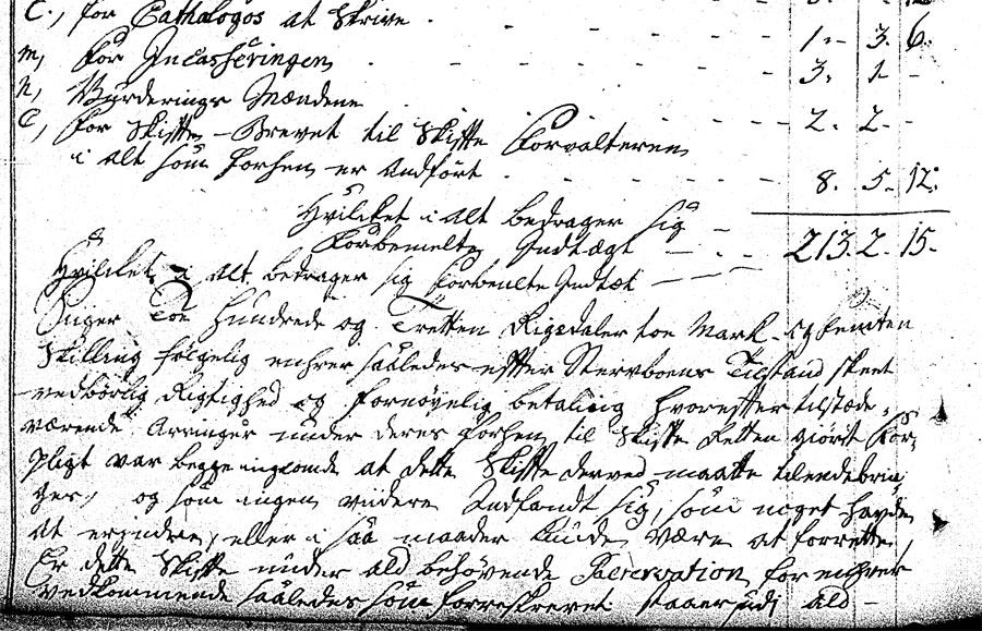 Eiler Struch - Skifte 1776, fol.99